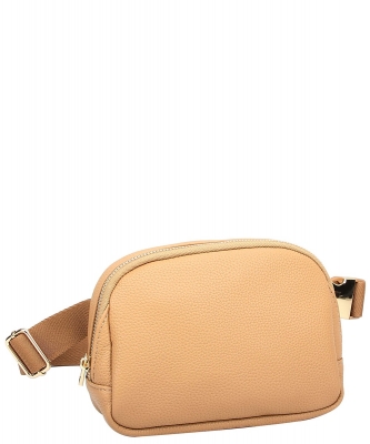 Fashion Fanny Pack Belt Bag ND122 LIGHT TAN